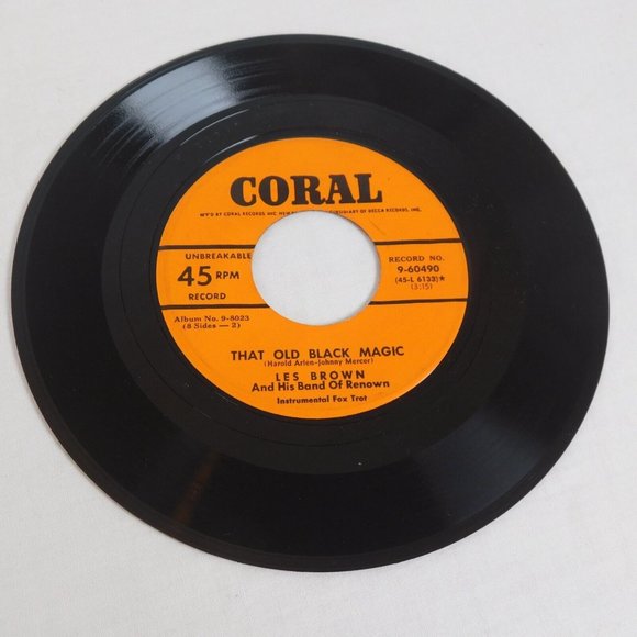Over The Rainbow 1951 Les Brown 45 rpm 4 Record Set Coral Records Unbreakable - Picture 9 of 12